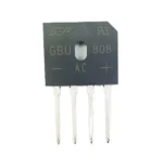 پل دیود 800 ولت 8 آمپر تخت شانه ای Bridge Rectifier GBU808