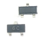 ترانزیستور SMD نوع NPN با پکیج Transistor BC817-40 (6C) (ORIGINAL) SOT-23