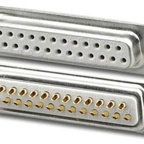 D-SUB 25 Pin Wire Solder Female White