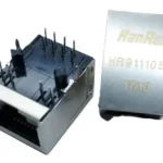 سوکت شبکه مادگی فیلتردار روبردی RJ45 فلزی HR911105A (ORIGINAL)