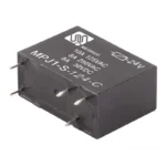 MPJ1-S-124-C 24V رله کتابی ۲۴ ولت ۱۰ آمپر ۵ پین